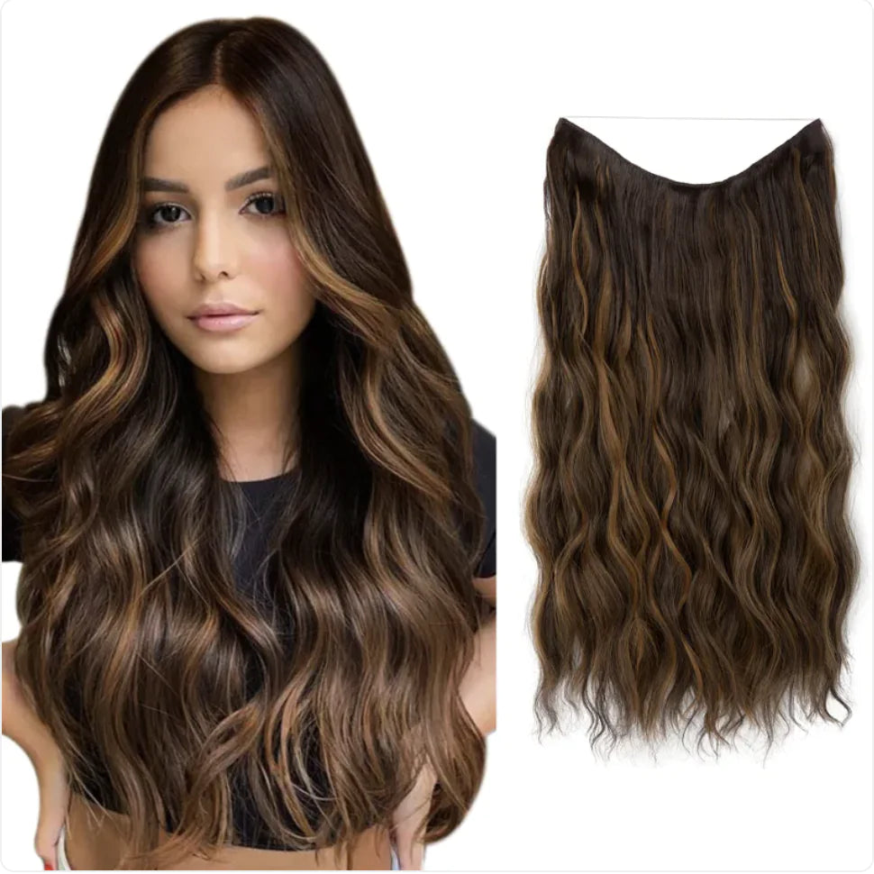 Long Curly Corn Wig for Women - European and American Style