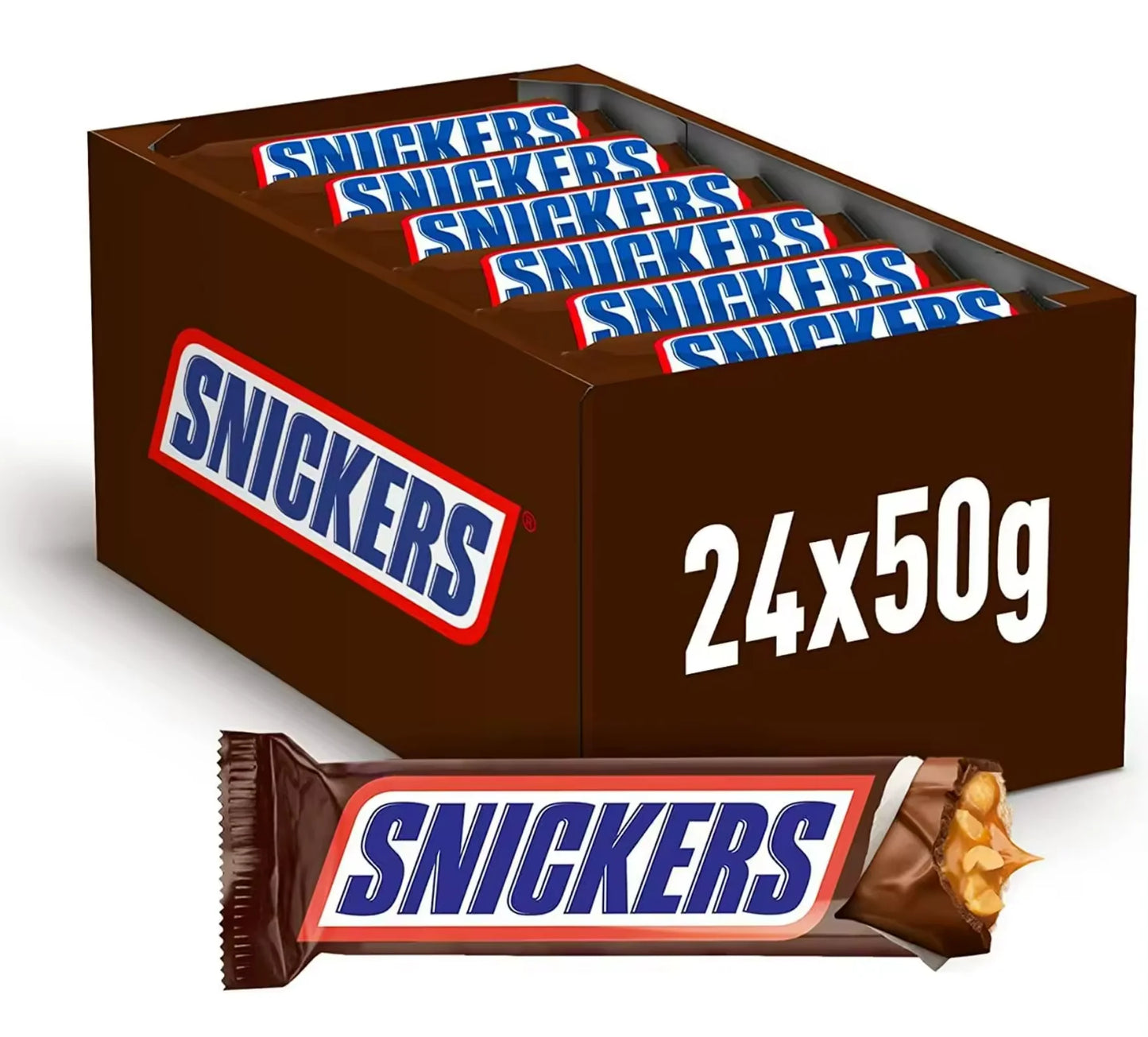 Mars box of Twix Chocolate coated candy and cookie bars | 25 packs of 50 grams. Vegetarian fit