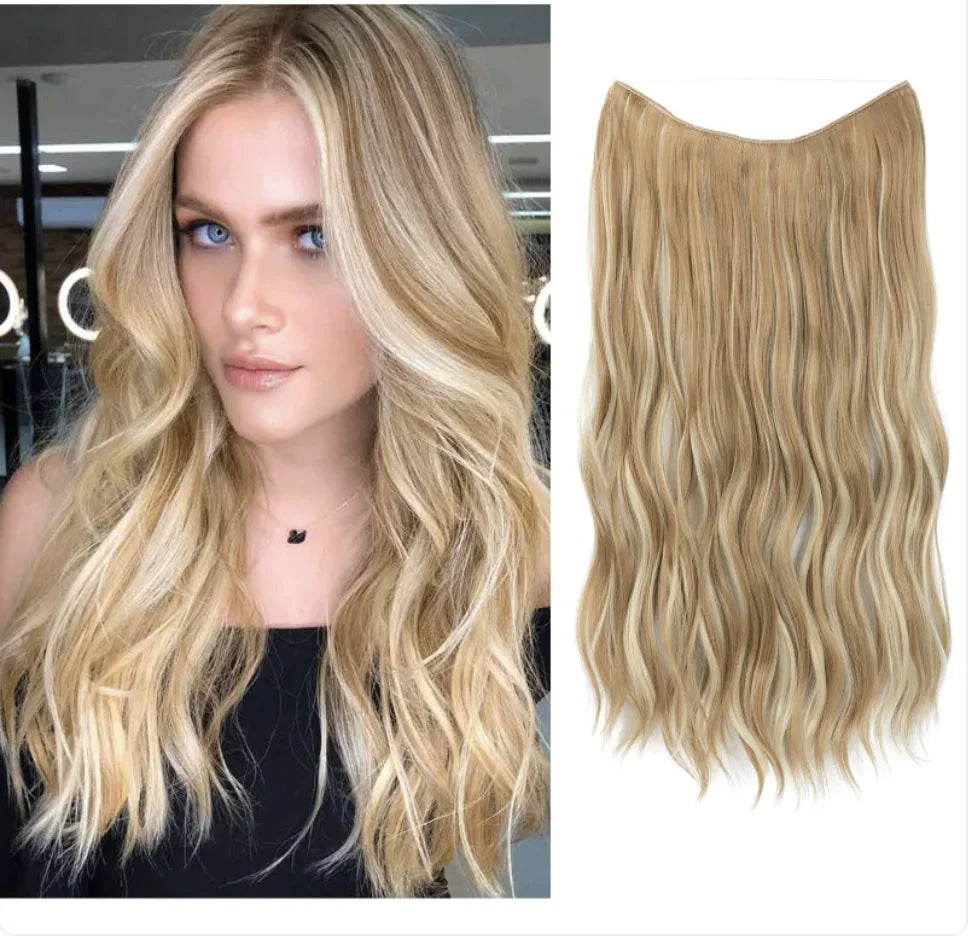 Long Curly Corn Wig for Women - European and American Style