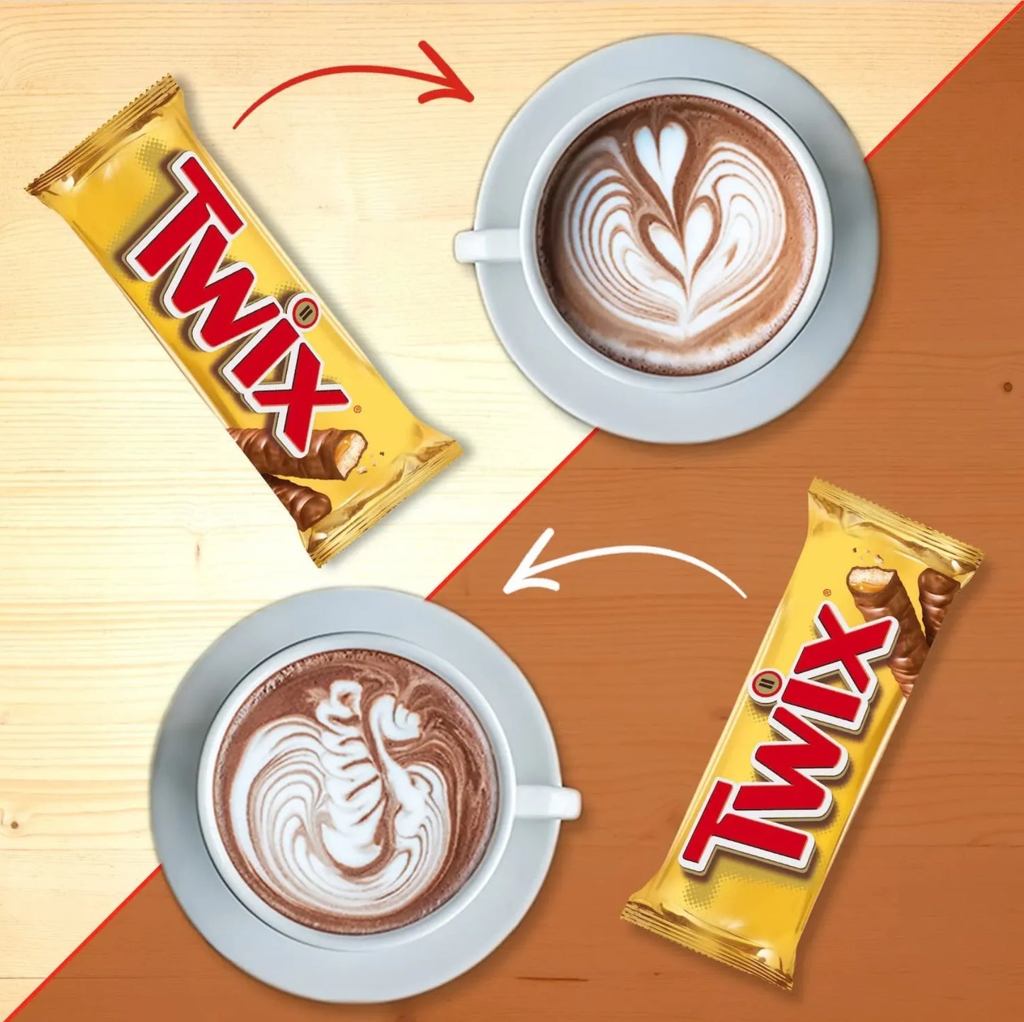 Mars box of Twix Chocolate coated candy and cookie bars | 25 packs of 50 grams. Vegetarian fit