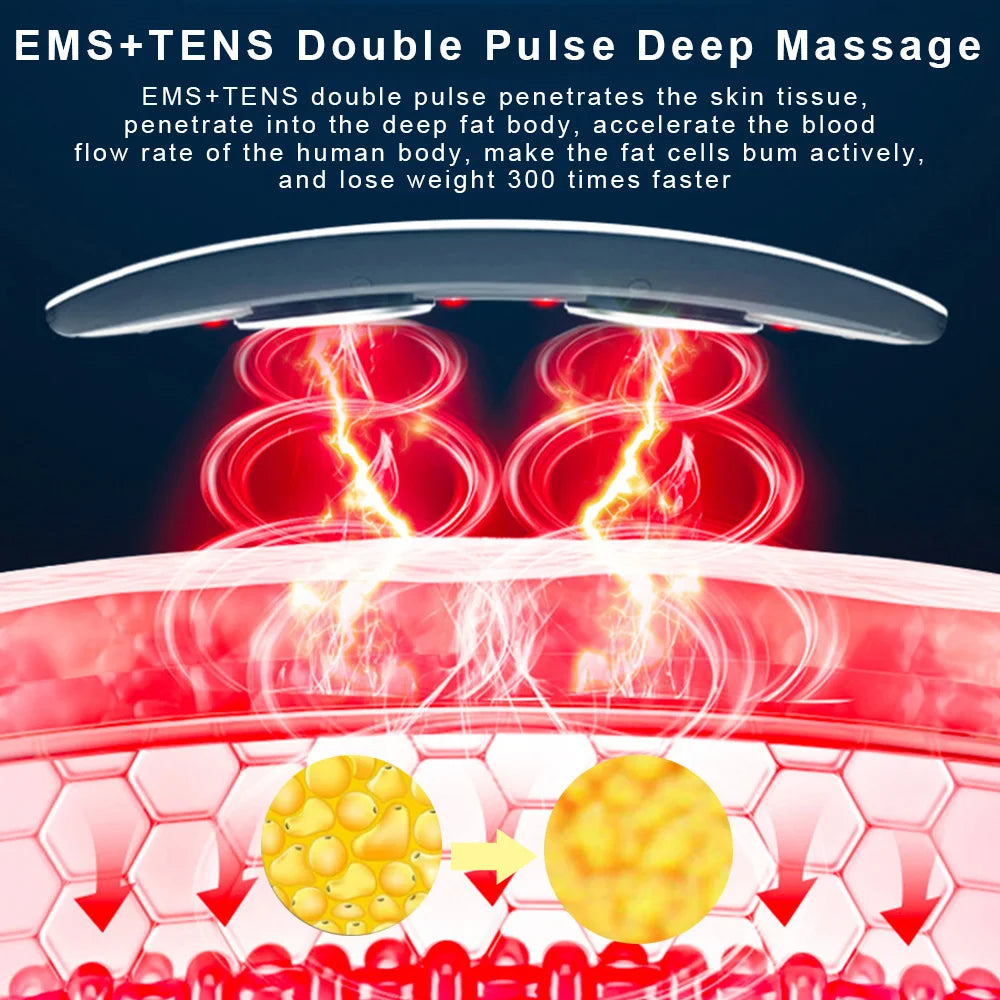 Slimming Machine Weight Loss Lazy Big Belly Thin Waist EMS Tens Fat Burning Abdominal Massage With Heat Fitness Equipment Home