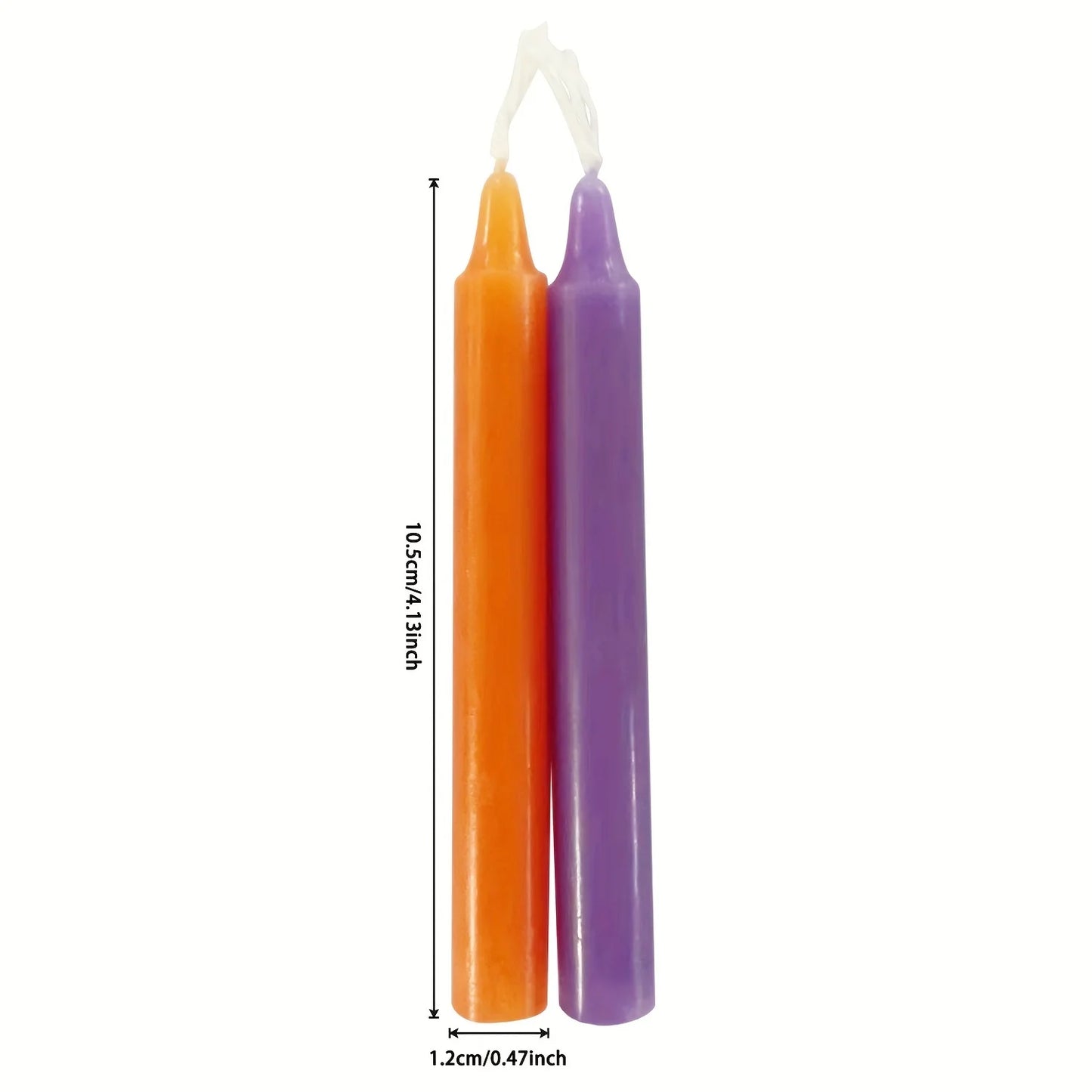 100/60pcs Unscented Assorted Colors Mini Taper Candle, Great For Casting Chimes, Rituals, Spells, Wax Play & More,ChristmasDecor