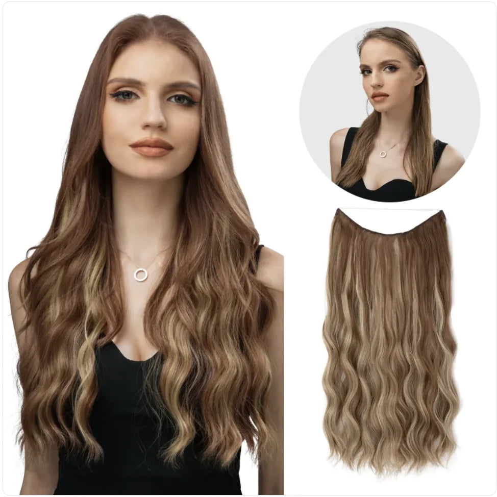 Long Curly Corn Wig for Women - European and American Style