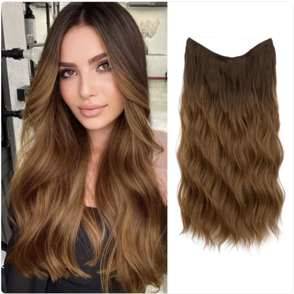 Long Curly Corn Wig for Women - European and American Style