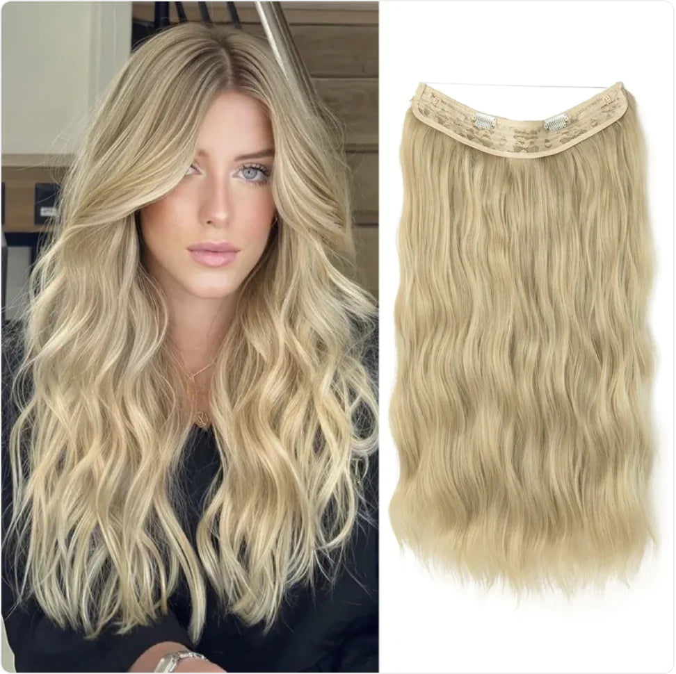 Long Curly Corn Wig for Women - European and American Style