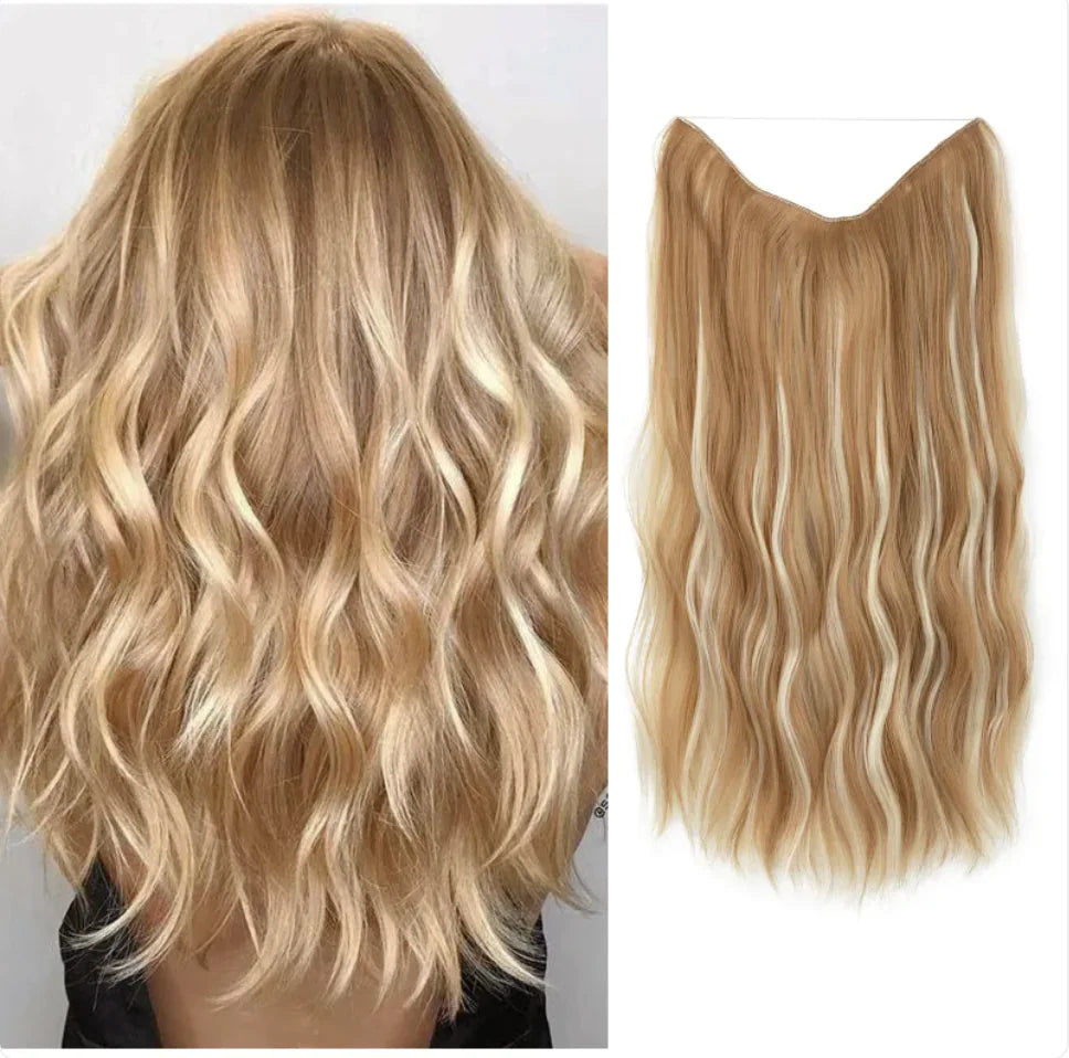 Long Curly Corn Wig for Women - European and American Style