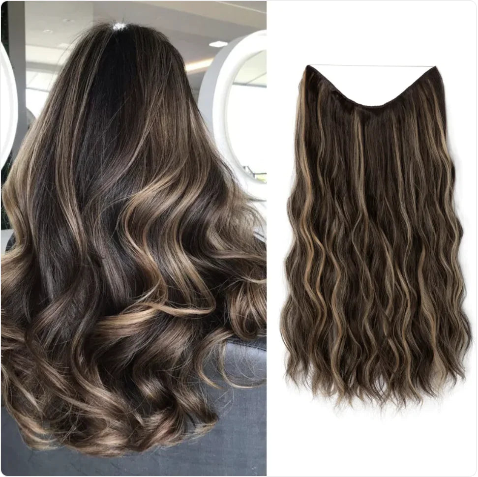 Long Curly Corn Wig for Women - European and American Style