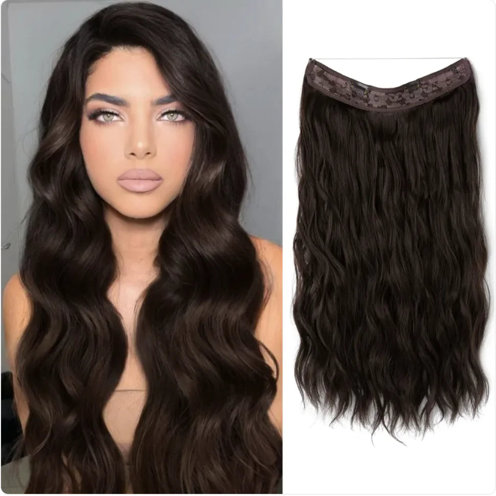 Long Curly Corn Wig for Women - European and American Style